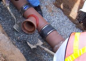 sewer wye for tap connection