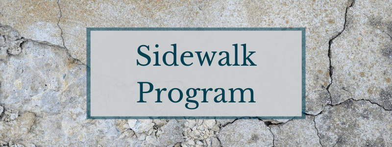 Click here to learn more about the Sidewalk Repair Program Opens in new window